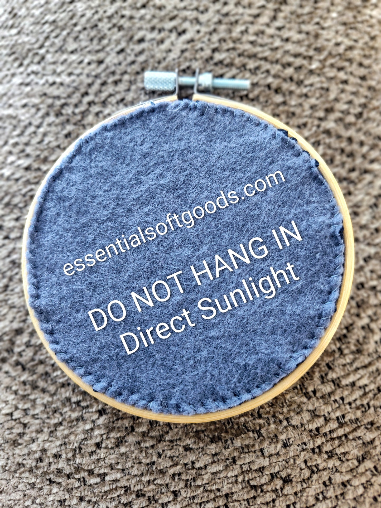 Whale Tail Embroidery Hoop Art – Nautical Wall Decor – Coastal Ocean Embroidery – Small Beach House Decor