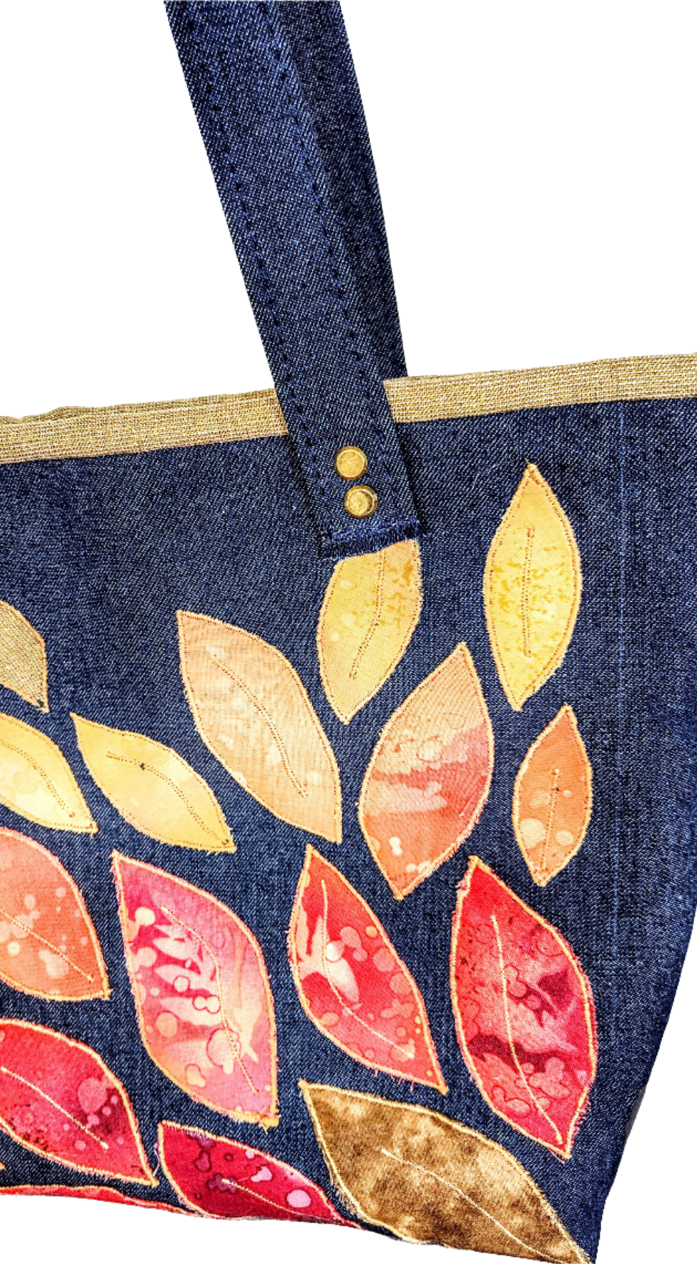 Autumn Denim Tote Bag - Daytripper Bag