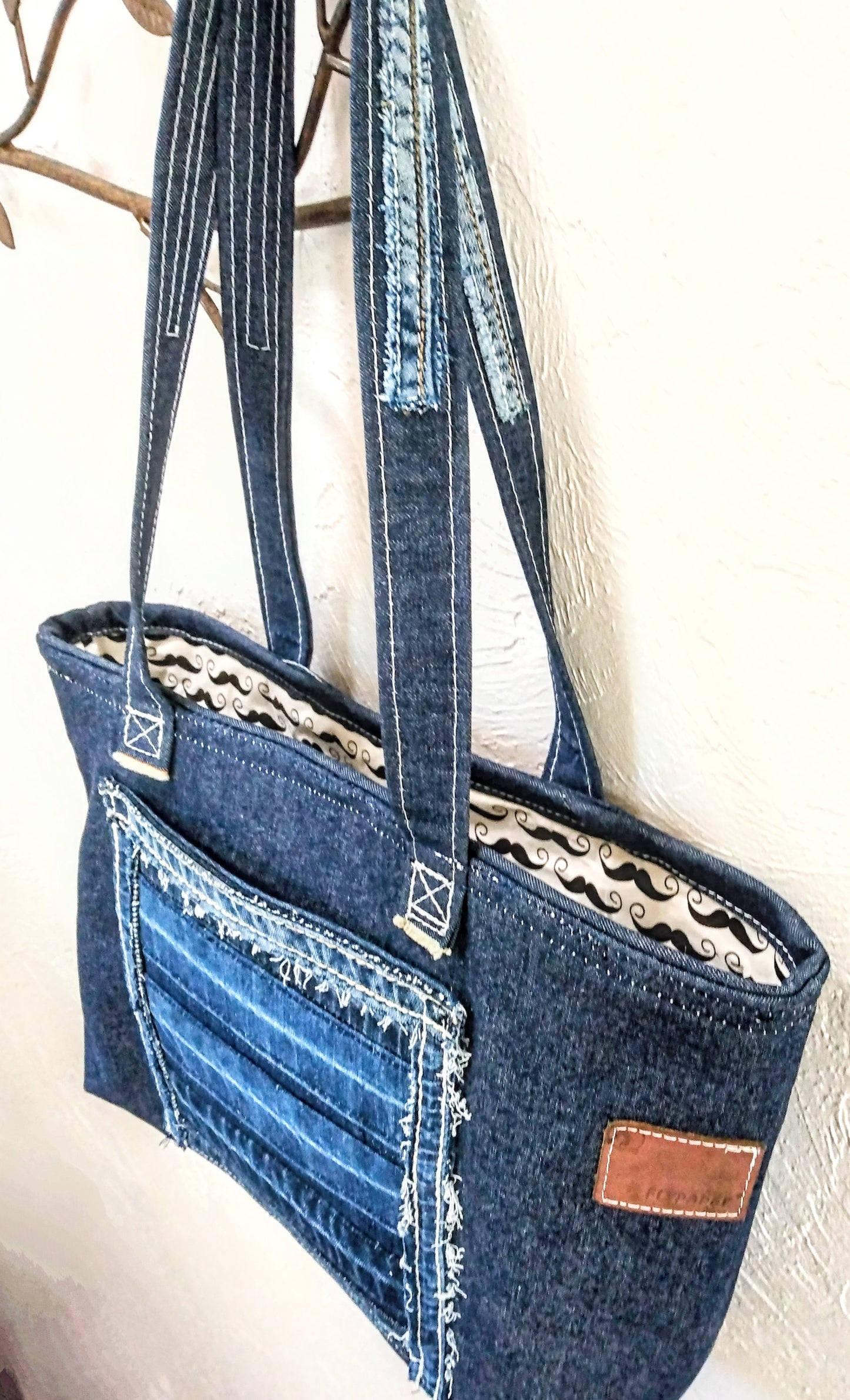 Working Girls' Denim Bag + Pouch