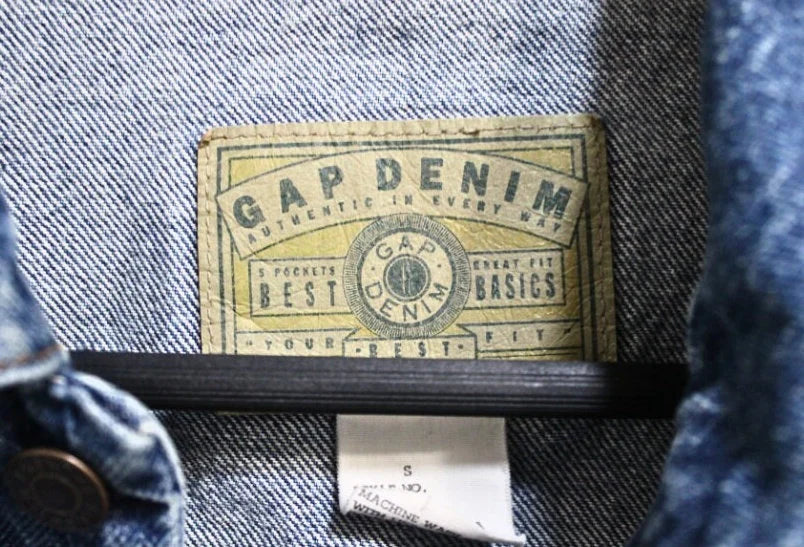 Reworked Denim Jacket: Ruffled Polka Dot Upcycle - Size Small