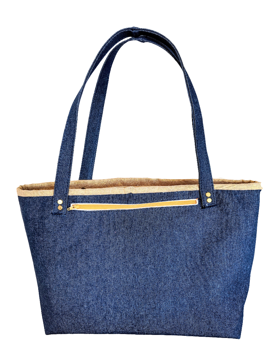 Autumn Denim Tote Bag - Daytripper Bag