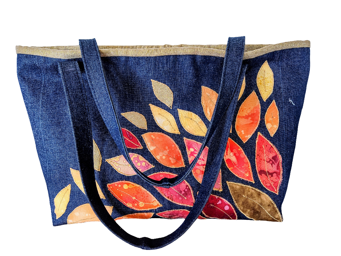 Autumn Denim Tote Bag - Daytripper Bag