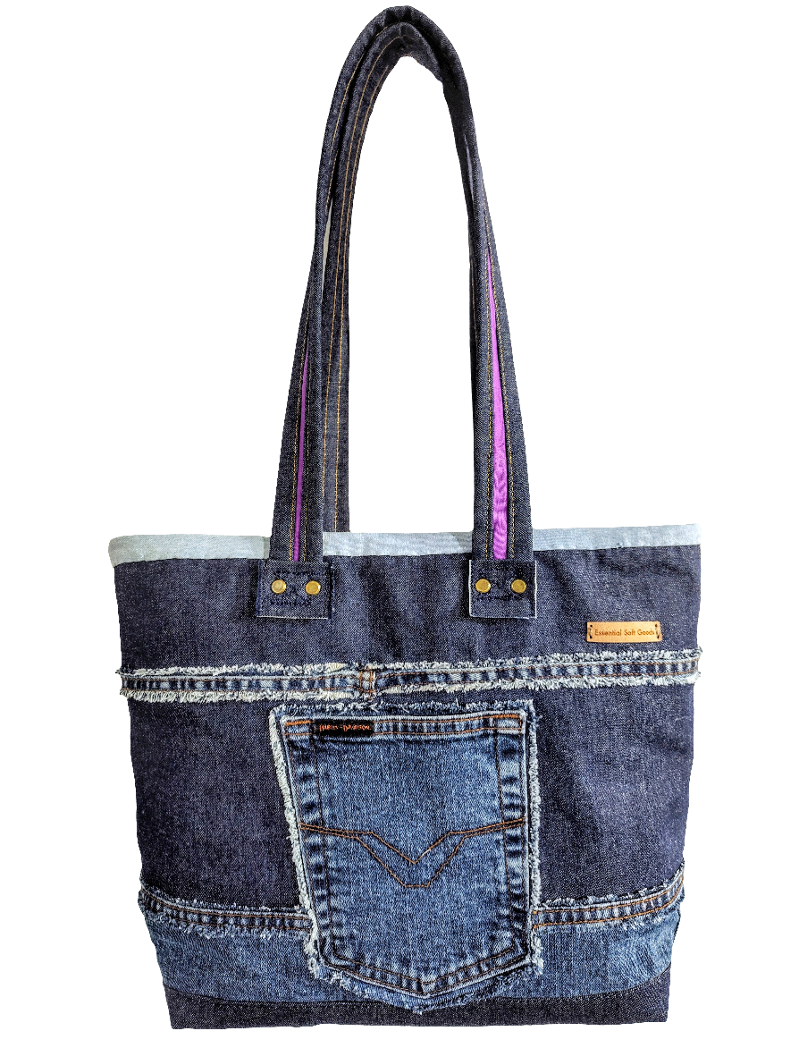 Harley Davidson Reworked Denim Shoulder Bag