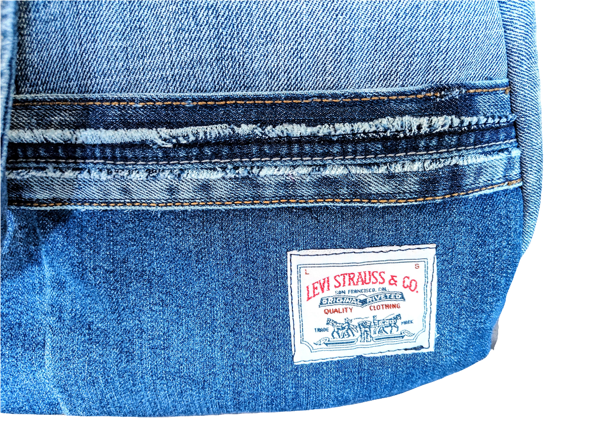 Reworked Levi's Denim - Shoulder Bag + Pouch