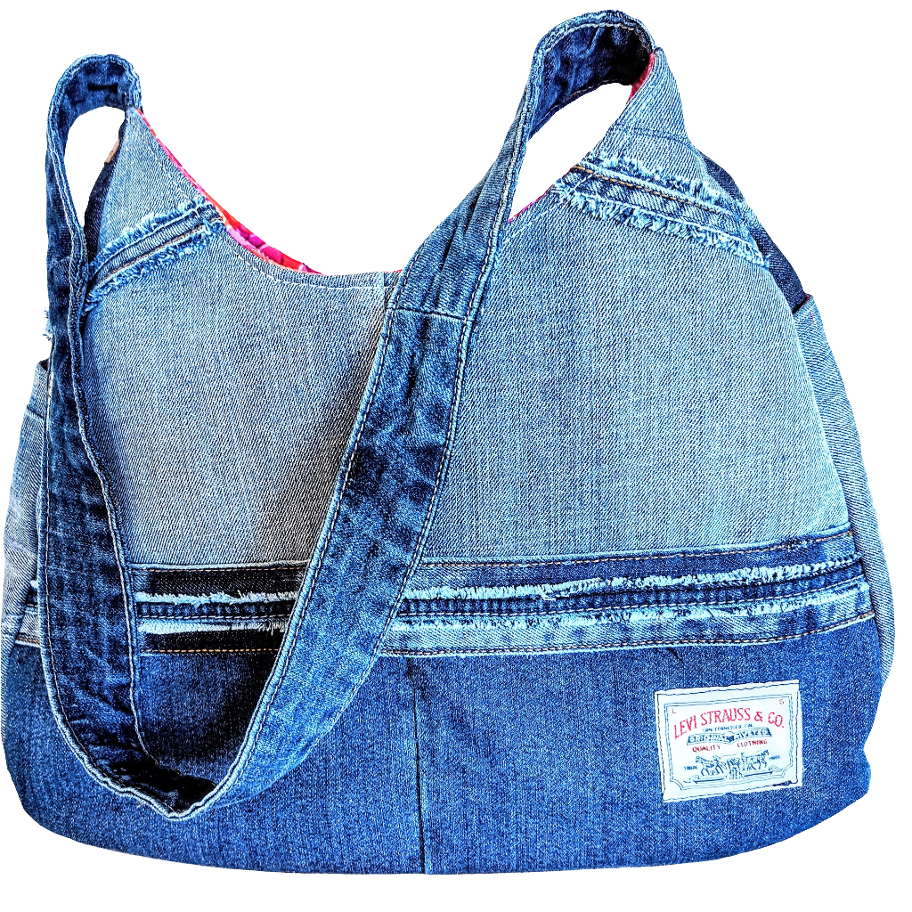 Reworked Levi's Denim - Shoulder Bag + Pouch