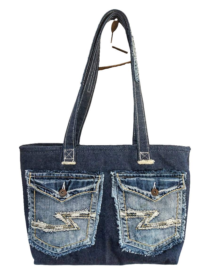 Working Girls' Denim Bag + Pouch