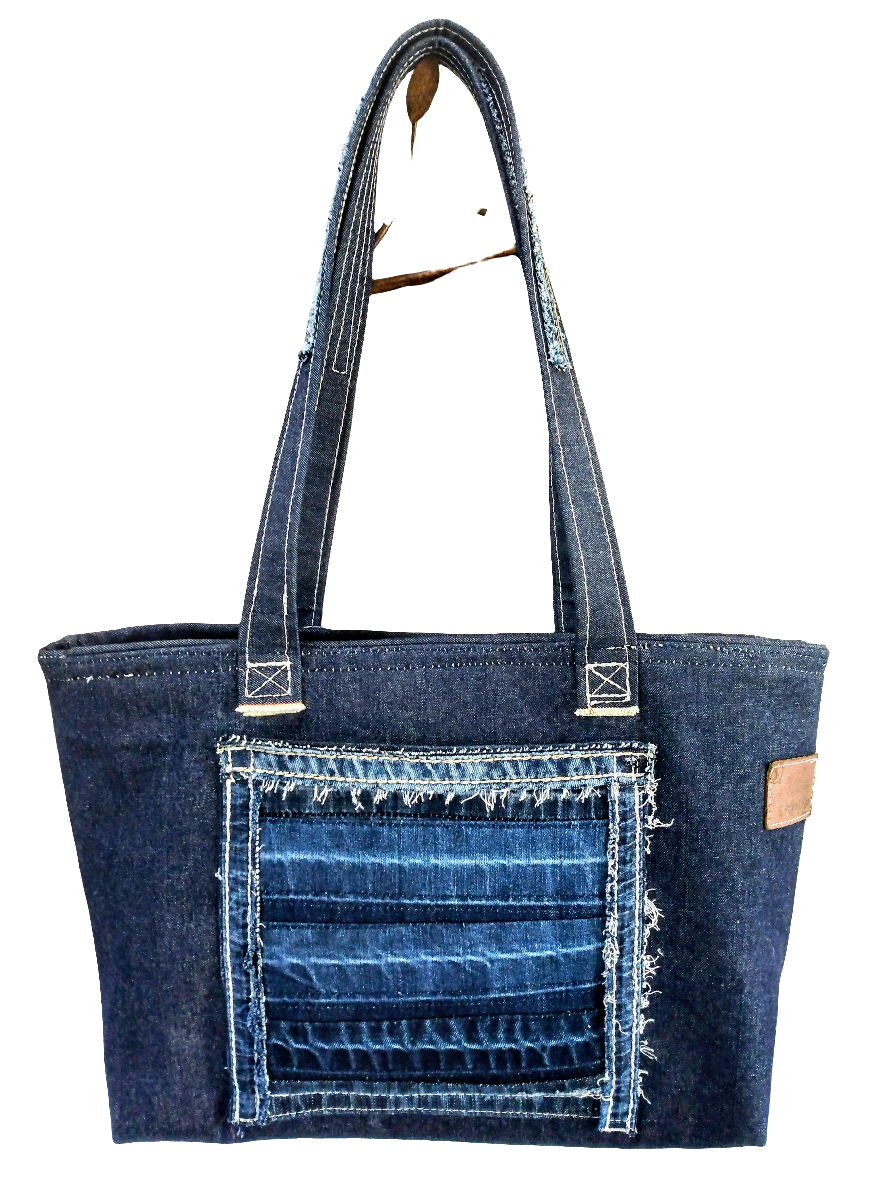 Working Girls' Denim Bag + Pouch