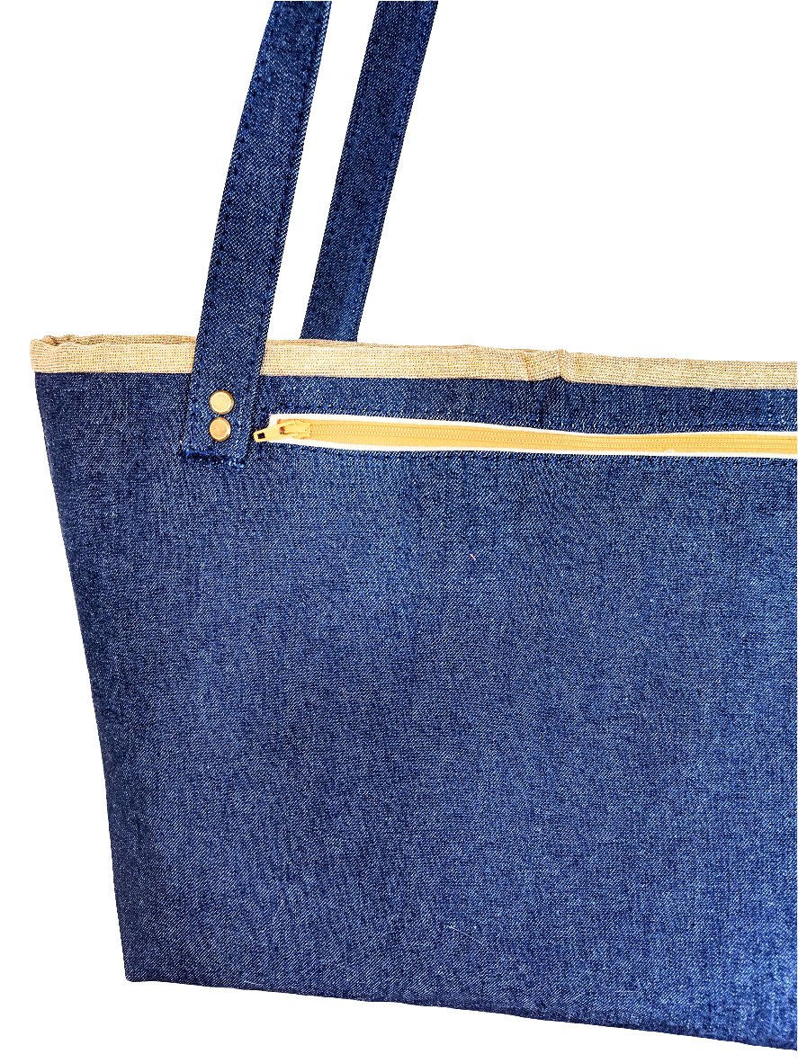 Autumn Denim Tote Bag - Daytripper Bag