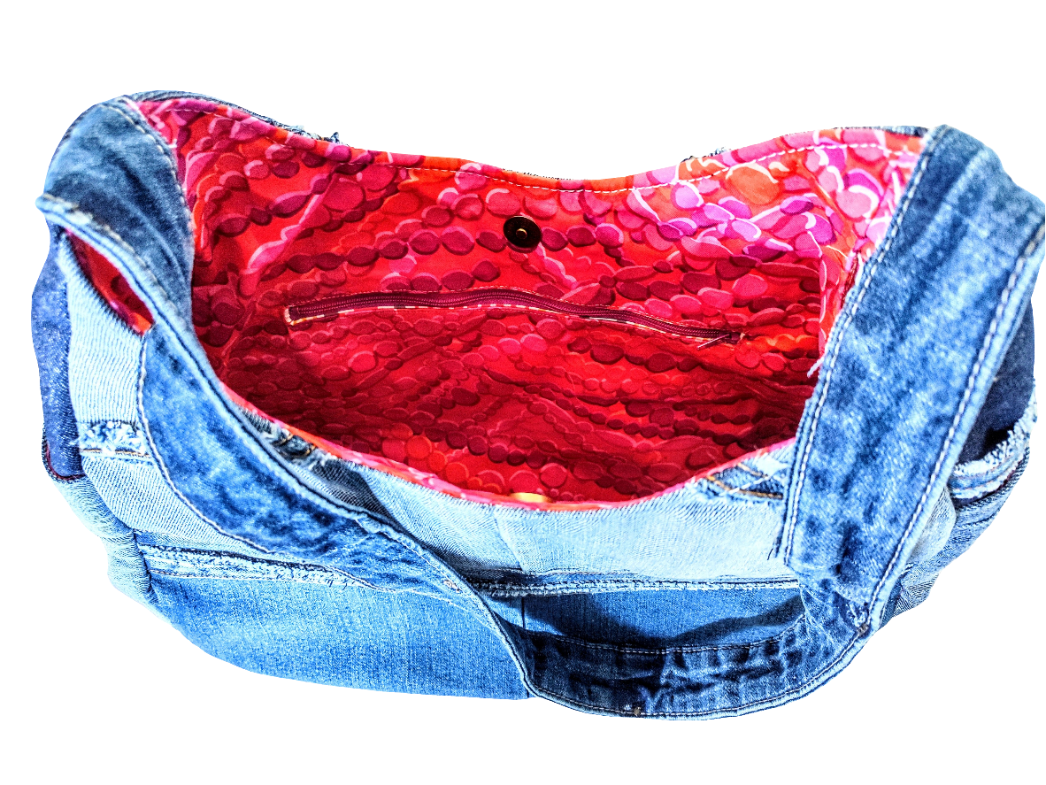 Reworked Levi's Denim - Shoulder Bag + Pouch