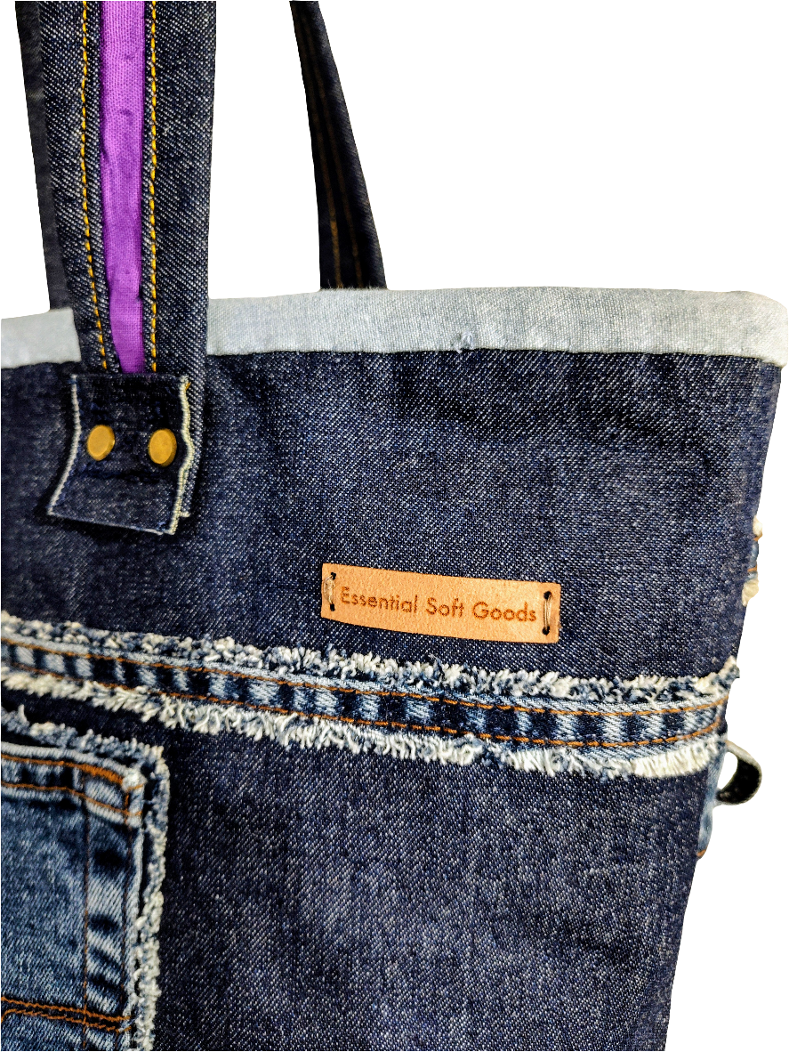 Harley Davidson Reworked Denim Shoulder Bag