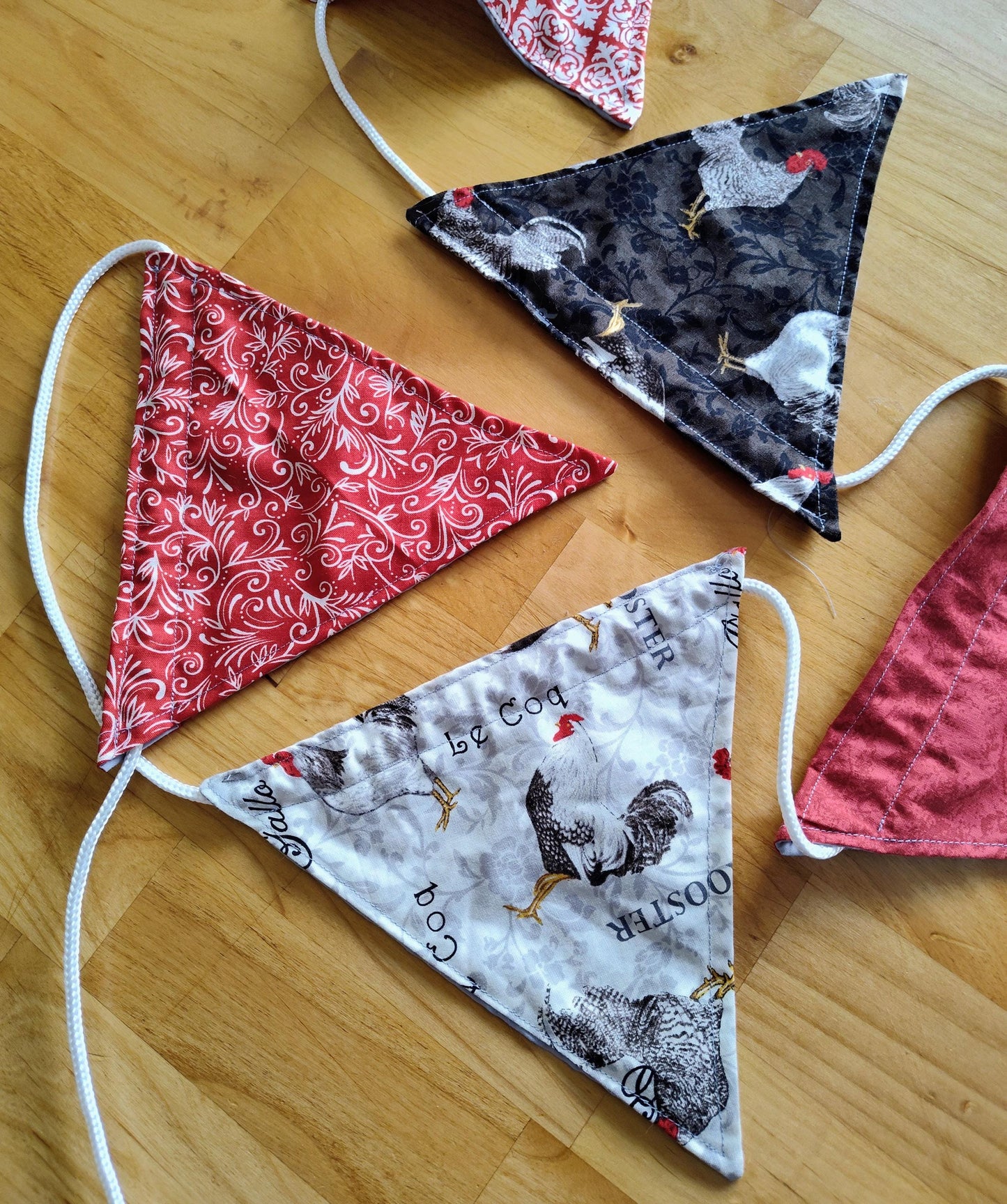 Farmhouse Country Kitchen Rooster Bunting