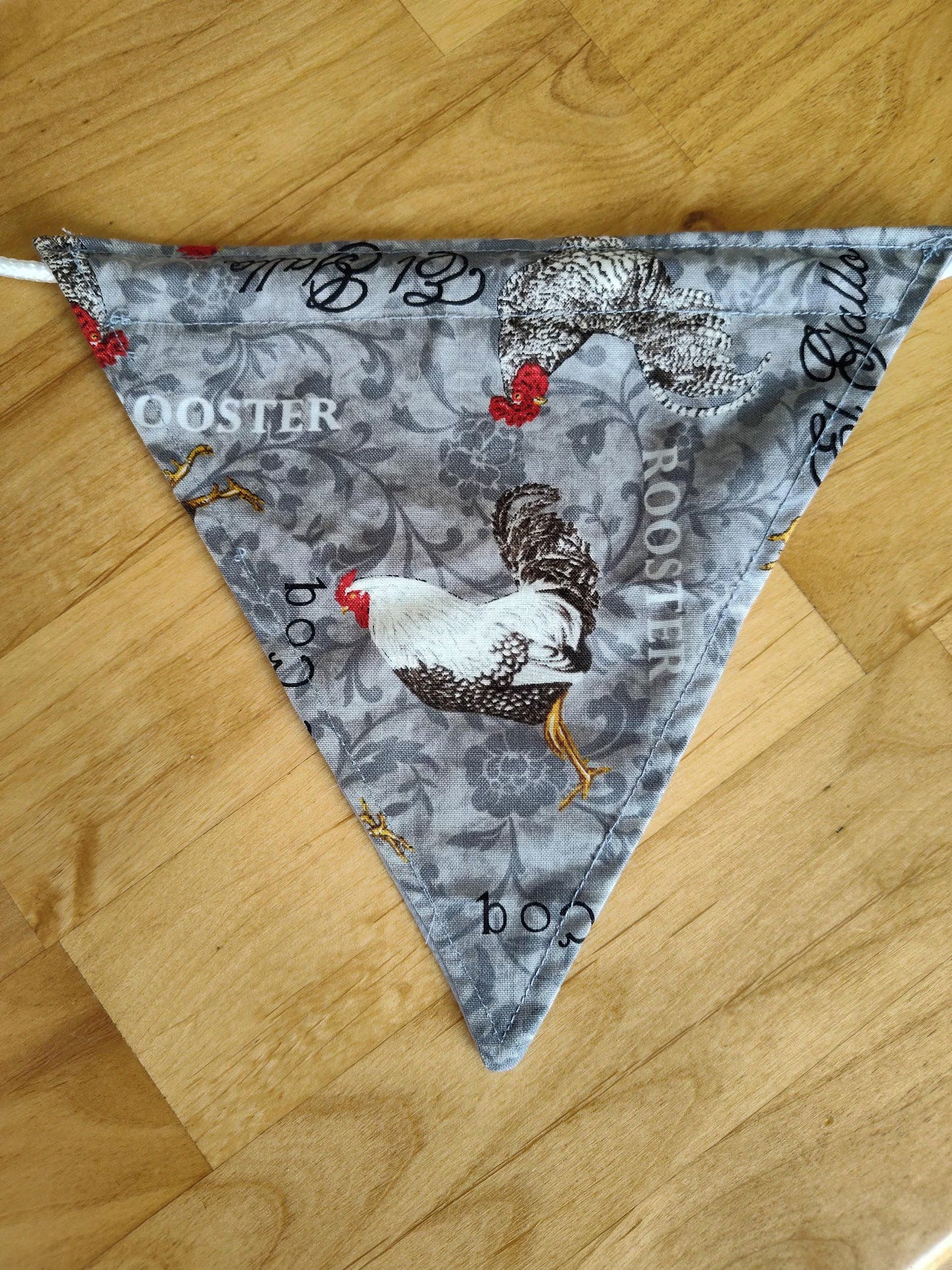 Farmhouse Country Kitchen Rooster Bunting