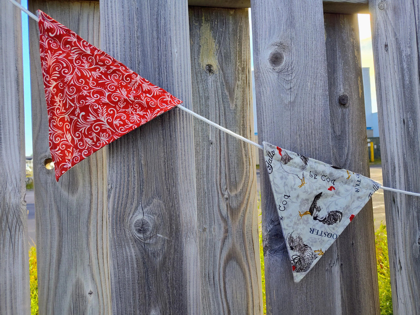 Farmhouse Country Kitchen Rooster Bunting