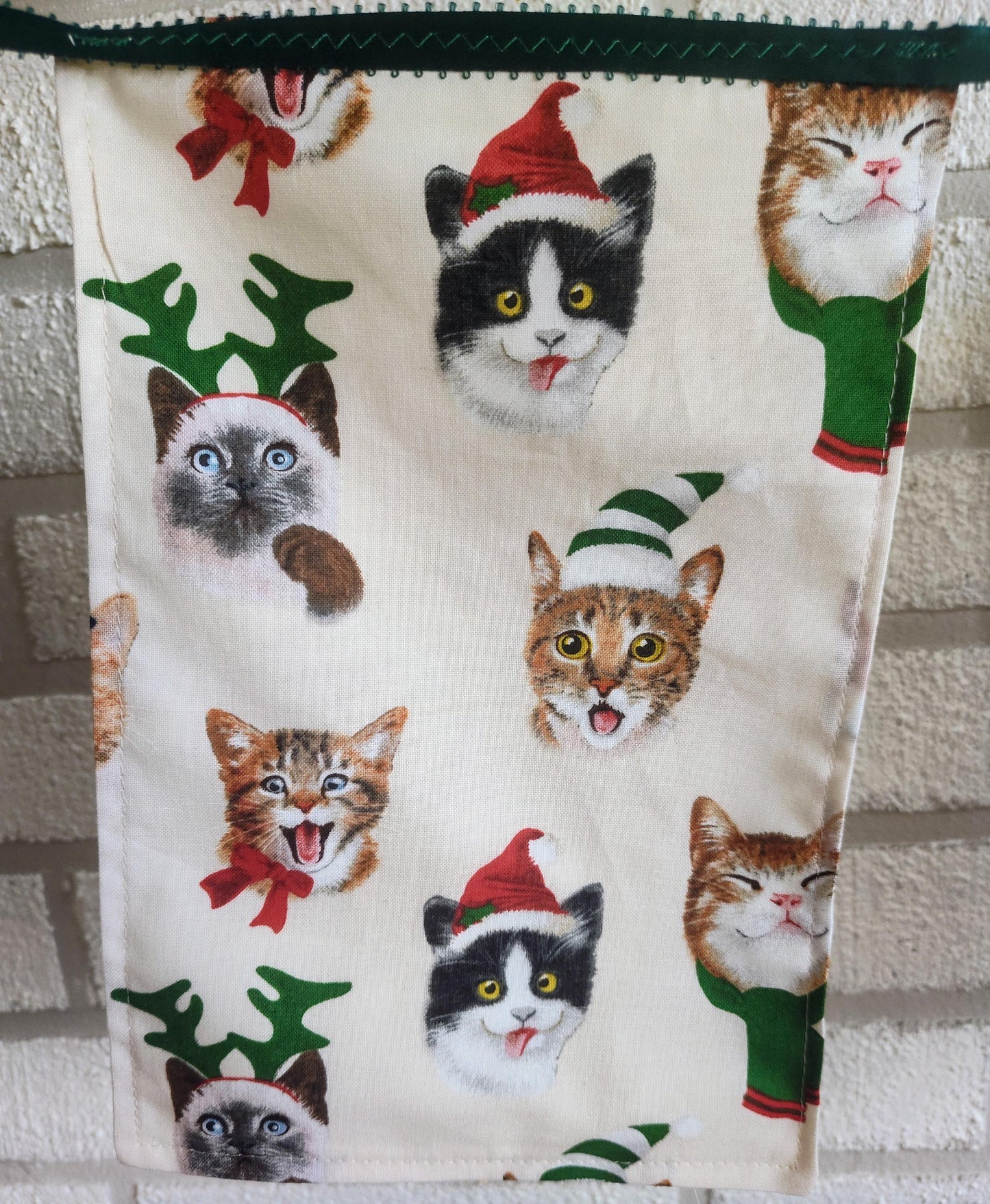 Holiday Bunting - Christmas Cats Festive  Decoration